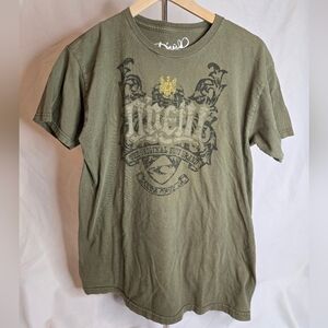 Vintage O’Neill Olive Green Graphic Surf T-Shirt Men’s Size Med